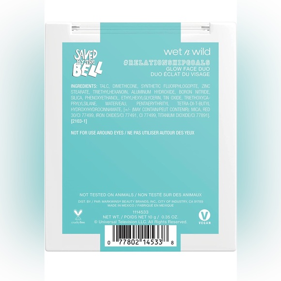 Wet n Wild Saved By The Bell Highlighter | Glow Face Duo | Relationship Goals - Picture 4 of 5